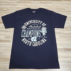 UNC Tar Heels 2017 Basketball NCAA National Champions Shirt Adult Men's Medium